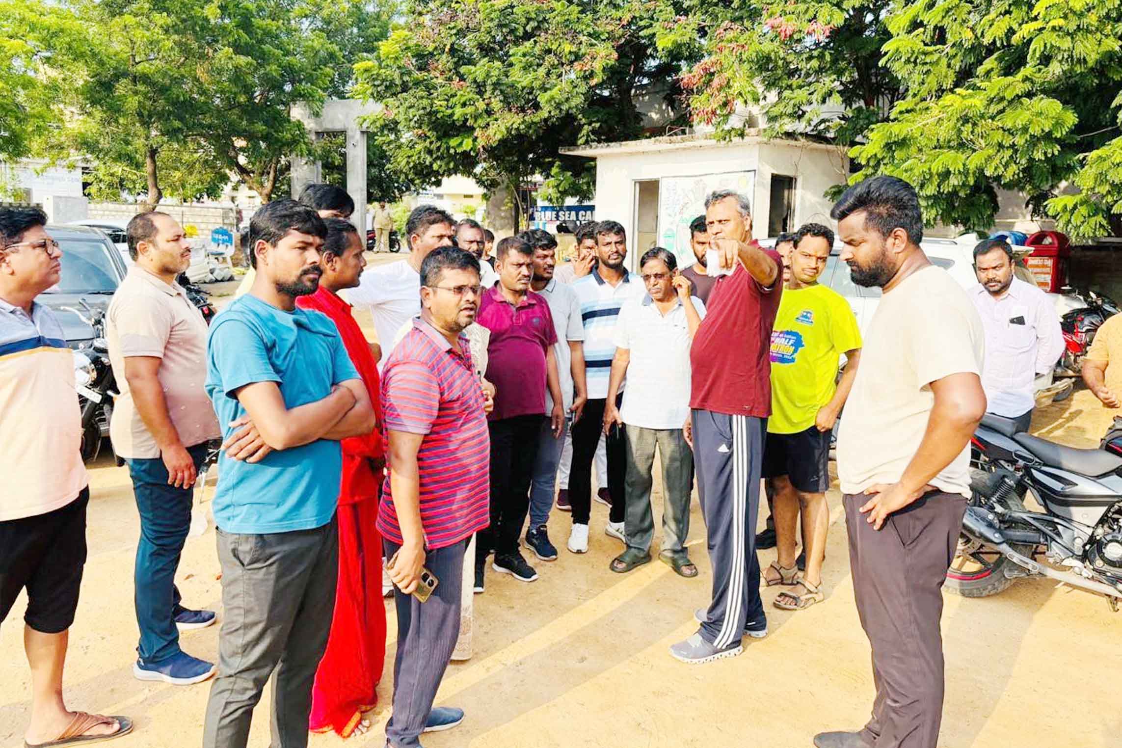 మార్నింగ్ వాక్లో ‘పల్లా’