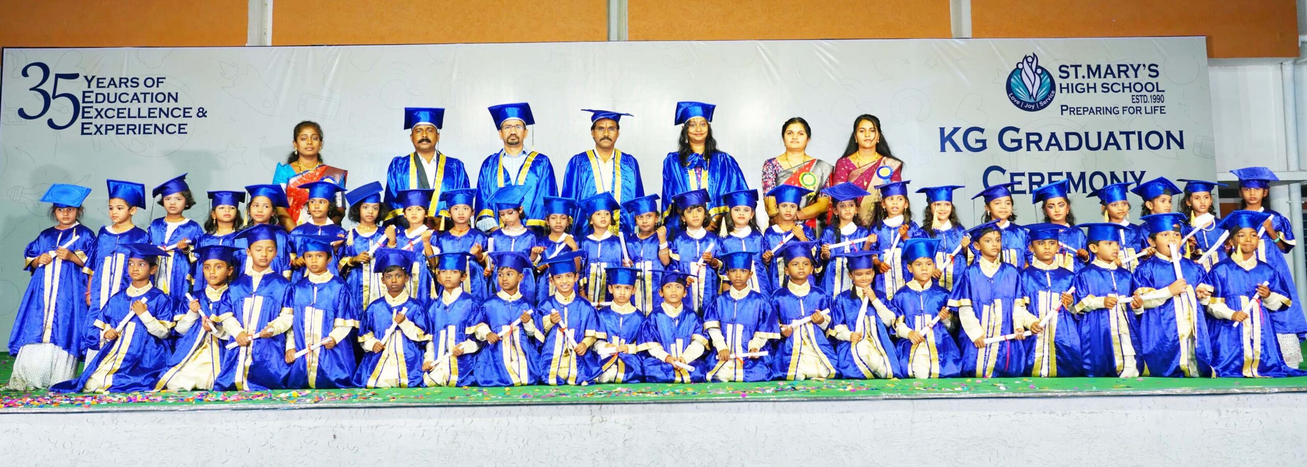 graduation day at St. Mary's